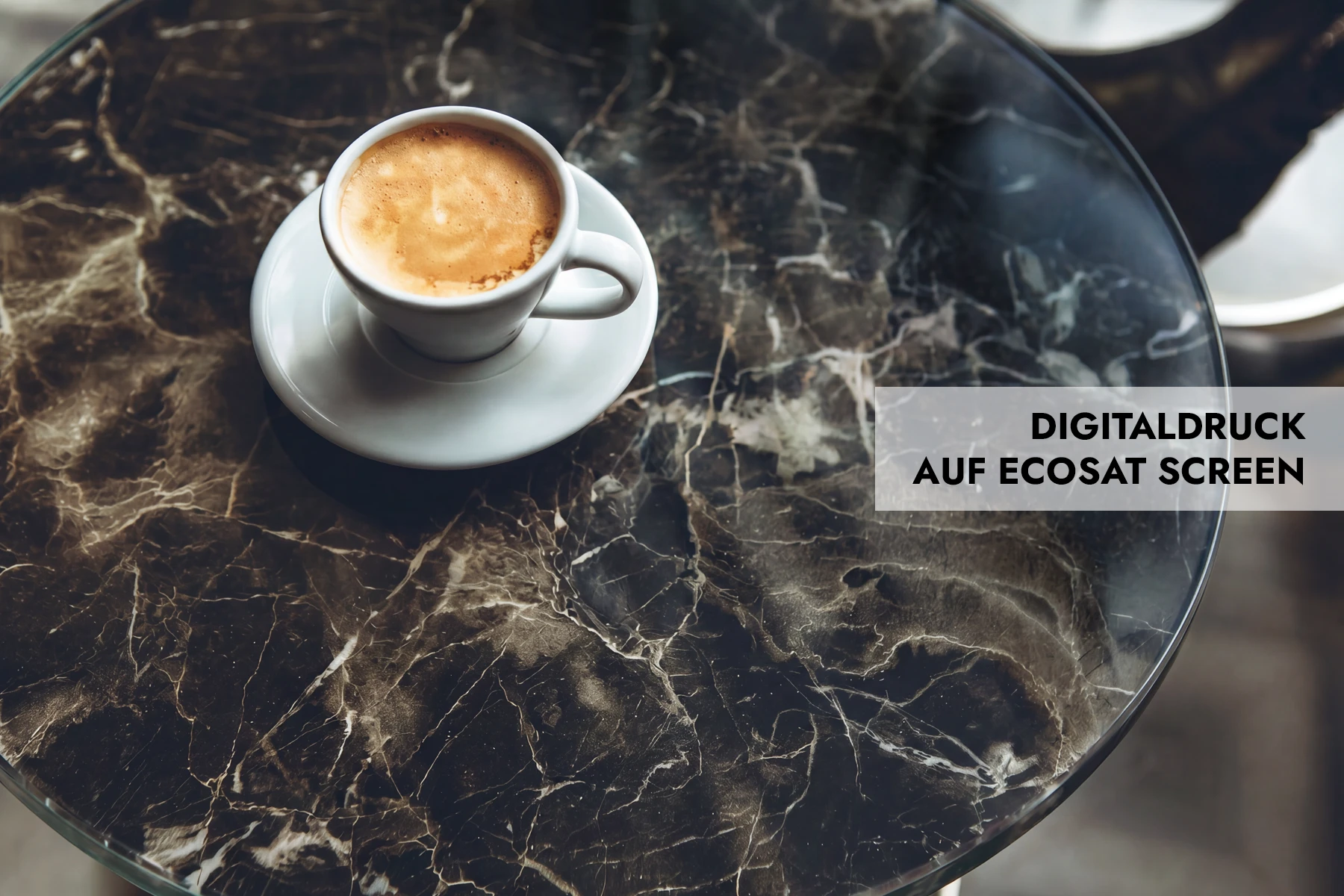 Digitaldruck auf Ecosat Screen
